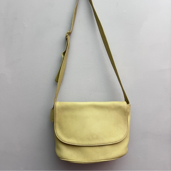 Coach Handbags - Vintage Coach Sonoma Flap in Light Green Rare! 4903